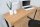 Schreibtisch MDF Eisen 120 x 75 cm Industrie Design