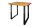 Bartisch Mango Holz Metall 120 x 80 cm Kufengestell