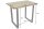 Bartisch Mango Holz Metall 120 x 80 cm Kufengestell