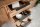 Buffet en bois de manguier 174 x 76 cm fait main tiroirs portes