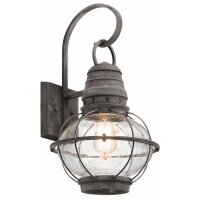Elegante Wandleuchte LOUIS Zink Optik IP44 außen