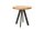 Esstisch Mango Holz Metall 80 x 80 cm rund