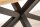 Esstisch Mango Holz Metall 180 x 90 cm Industrial Design