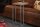 Set de 2 tables dappoint en bois recyclé et en métal, fabrication artisanale