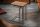 Set de 2 tables dappoint en bois recyclé et en métal, fabrication artisanale