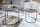 Set de 2 tables dappoint en bois de manguier et métal gris noir