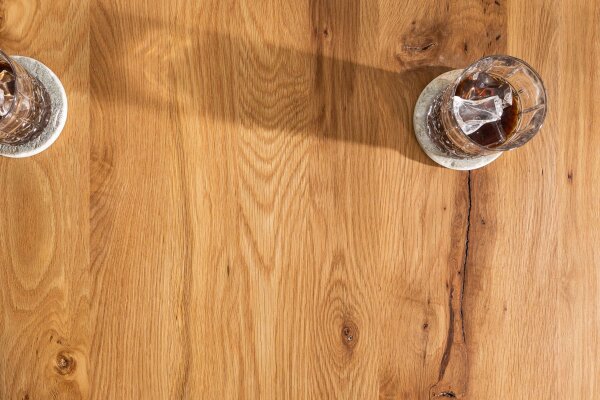 Table de bar bois (chêne sauvage) métal 120 x 70 cm