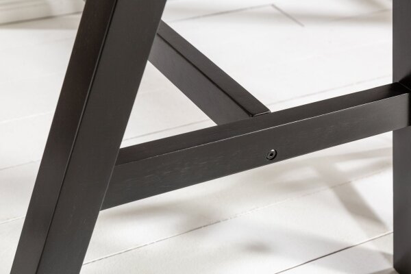 Table de bar bois (chêne sauvage) métal 120 x 70 cm