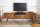 TV Lowboard Golz Sheesham 140 cm de large Façades 3D massives