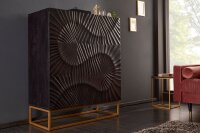 Highboard noir or 100 x 120 cm travail manuel bois...