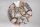 Beistelltisch Achat Metall in Mehrfarbig Gold 35x35 cm