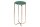Table dappoint en marbre métal vert or 35 x 35 cm