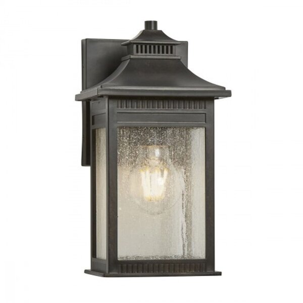 Applique extérieure marron vintage carrée IP44 porte dentrée