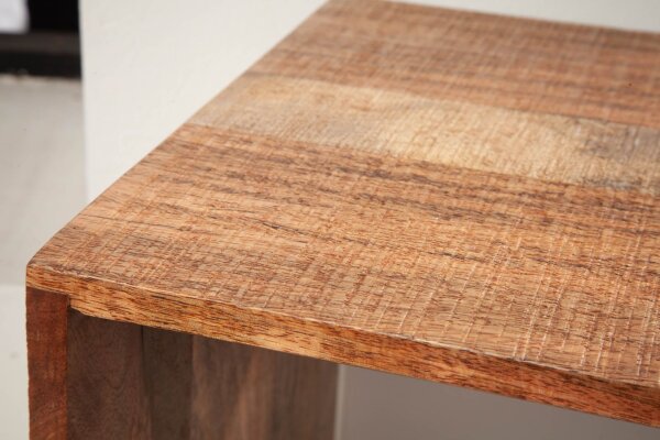 Beistelltisch Mango Holz in Natur 43 x 33 cm