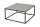 Couchtisch Keramik in Grau Beton Optik 75x40 cm (BxH)
