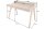 Schreibtisch mit Schublade Mango Holz in Natur 120x86 cm