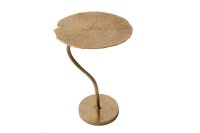 Table dappoint en métal doré 40 x 38 cm...