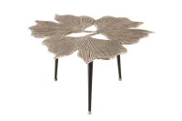 Couchtisch Metall in Silber Antik Schwarz Handarbeit