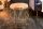 Table basse en bois dacacia métal naturel laiton 50x50 cm