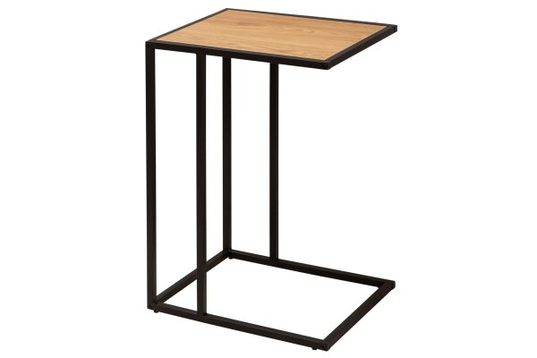 Table dappoint 43x35 cm forme C H : 63 cm Métal MDF