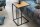 Table dappoint 43x35 cm forme C H : 63 cm Métal MDF