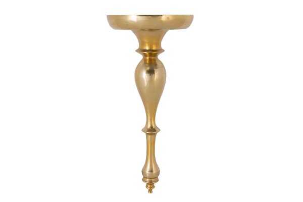 Étagère flottante en métal doré H : 80 cm Travail manuel Baroque Design