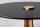 Table dappoint métal en laiton noir Ø 45 cm