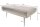 Table basse en bois de sheesham et métal 90 x 50 cm