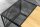 Couchtisch Glas MDF Metall in Schwarz Natur 100x50 cm