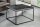 Couchtisch in Schwarz 60 x 60 cm Marmor Optik Schwarz