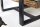 Table basse teck verre trempé inox 130 x 70 cm