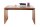 Schreibtisch Sheesham Holz in Natur 120 x 60 cm
