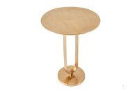 Beistelltisch Metall in Gold 45 x 45 cm Handarbeit