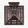 Lampe murale extérieure verre de pluie aluminium maison IP44