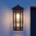 Lampe murale extérieure verre de pluie aluminium maison IP44