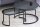 Couchtisch 2er Set MDF Hartglas Metall in Schwarz