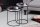 Set de 2 tables dappoint Argent Noir avec plateaux Travail manuel