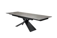 Esstisch ausziehbar Keramik in Steinoptik 180x90 cm