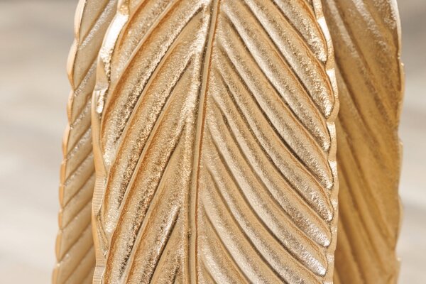 Beistelltisch Hartglas Metall in Gold 44x44 cm Handarbeit