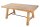 Esstisch recyceltem Holz (Kiefer) in Vintage Braun 165x90 cm