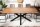 Esstisch Sheesham Holz Metall 180 x 90 cm X-Beine
