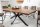 Esstisch Sheesham Holz Metall 180 x 90 cm X-Beine