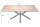 Esstisch Sheesham Holz Metall 180 x 90 cm X-Beine