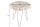 Table dappoint en bois dacacia et métal 40 x 40 cm