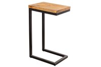 Beistelltisch Mango Holz Metall 26 x 36 cm