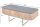 Couchtisch mit Schublade Marmor Mango Holz Metall 110 cm