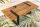 Couchtisch Mango Holz Metall 100 x 60 cm Kufengestell