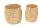 Couchtisch 2er Set Metall in Gold Handarbeit