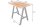 Bartisch Akazienholz Metall 120 x 83 cm H: 106 cm