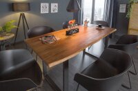 Table de salle à manger en bois dacacia et...